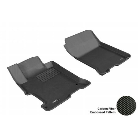 3D Maxpider 3D MAXpider L1HD04811509 HONDA ACCORD 2013-2014 CPE/SDN KAGU BLACK R1 Floor Mat L1HD04811509